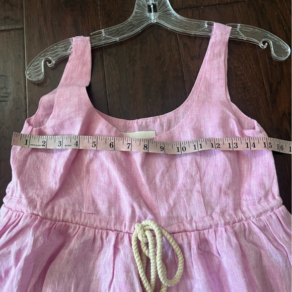 NWOT Tuckernuck Pomander Place Dress Sabella Maxi Linen in Pink XS - Picture 9 of 9